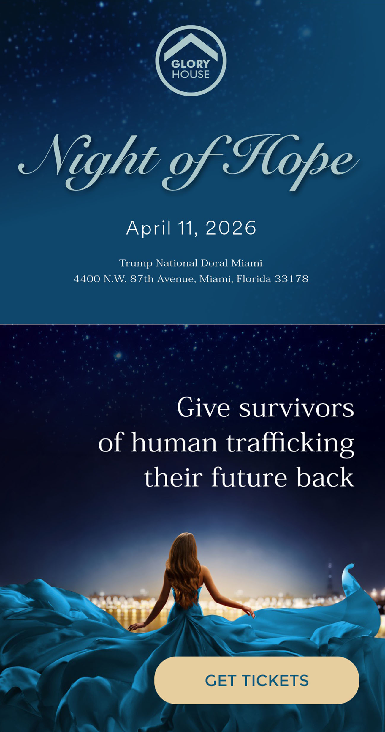 22 Night of Hope Banner, April 2026